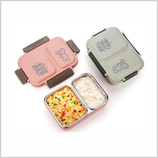 2 Partition Leak Proof Lunch Box Insulated